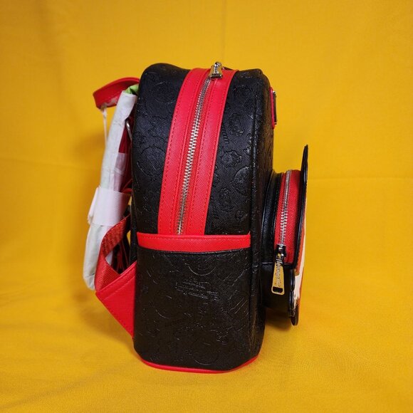 Loungefly Ghostbusters Logo Glow in the Dark Halloween Mini Backpack NEW - Picture 3 of 12